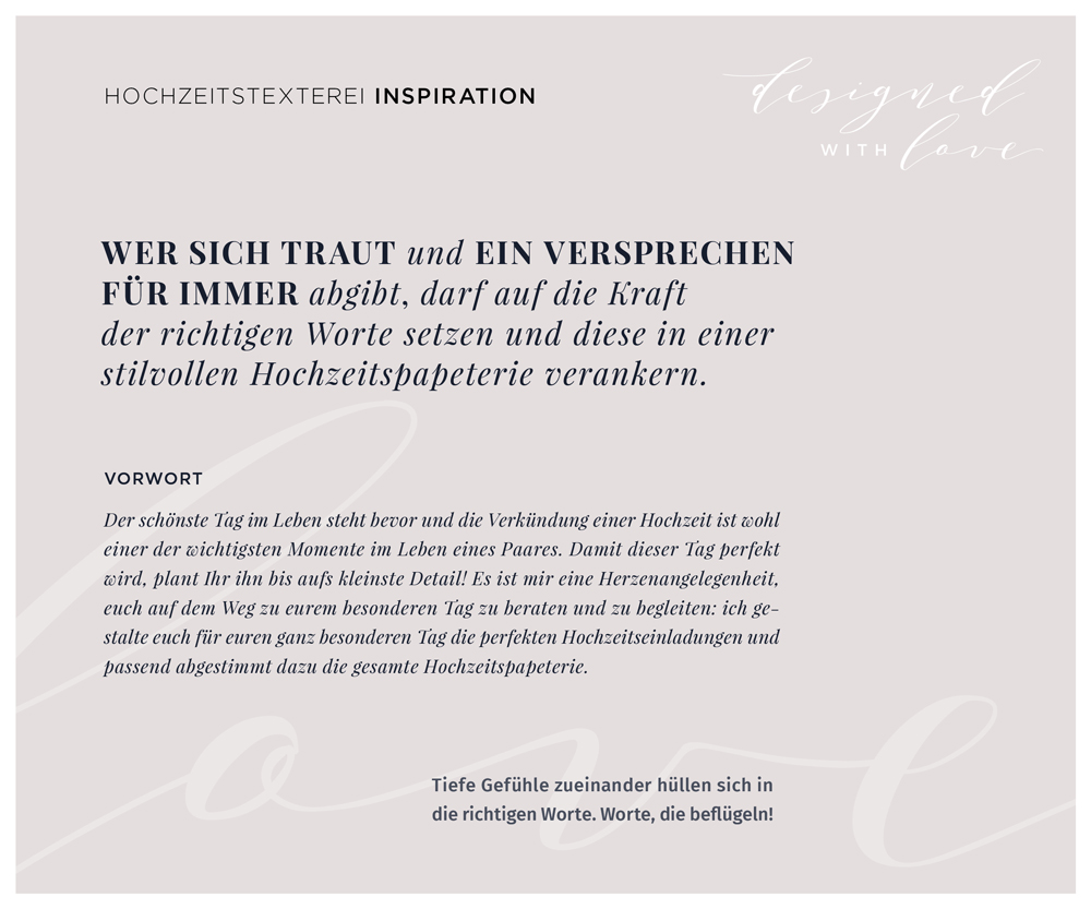 paperloveink blog 10 tipps gelungene Hochzeitstexte