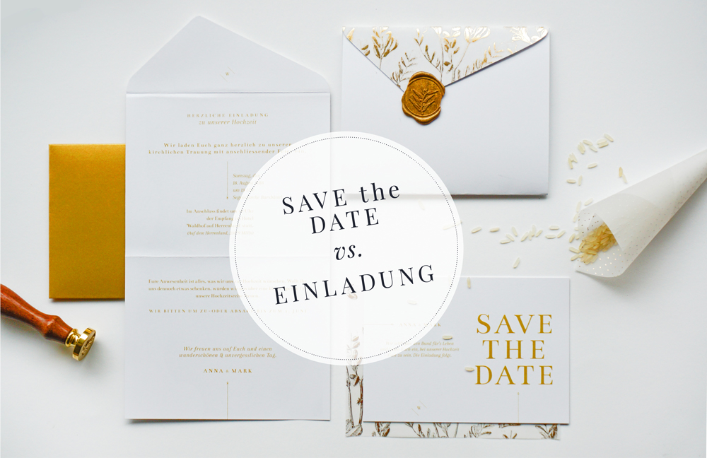 paperloveink blog hochzeit einladung vs. Save-the-date